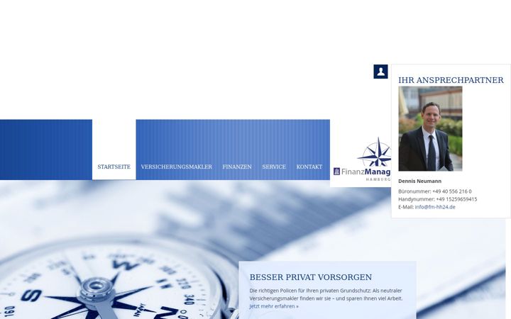 Екранна снимка на finanzmanagement-hamburg.de