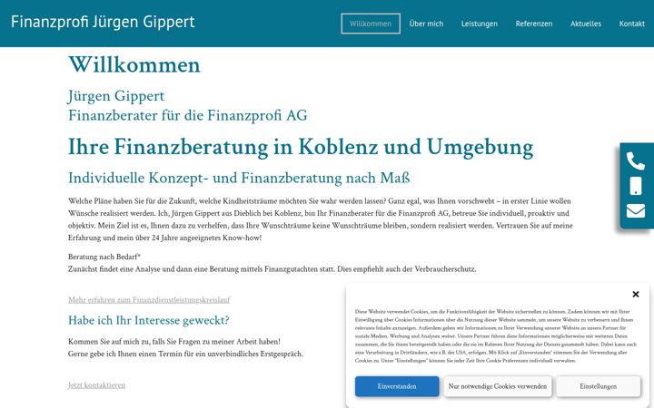 Zrzut ekranu finanzprofi-gippert-koblenz.de