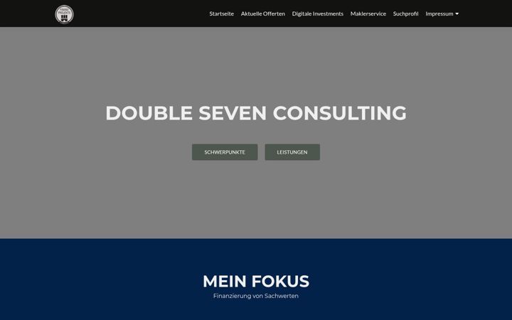 Screenshot of finanzprojekte.hamburg