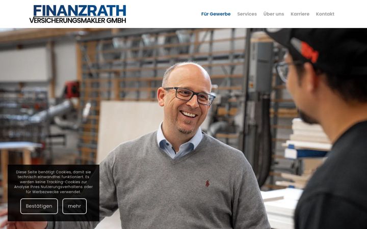 Zrzut ekranu finanzrath.de
