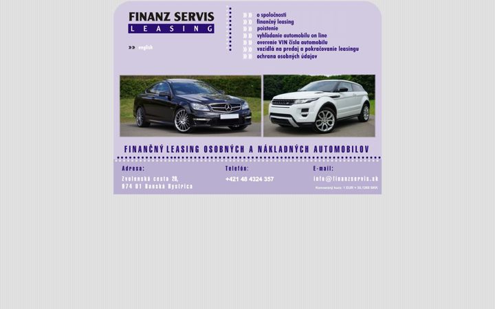 Screenshot of finanzservis.sk