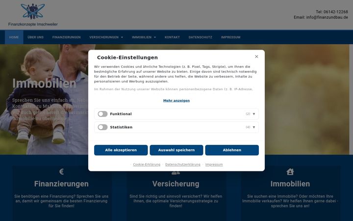 Ekrānuzņēmums no finanzundbau.de