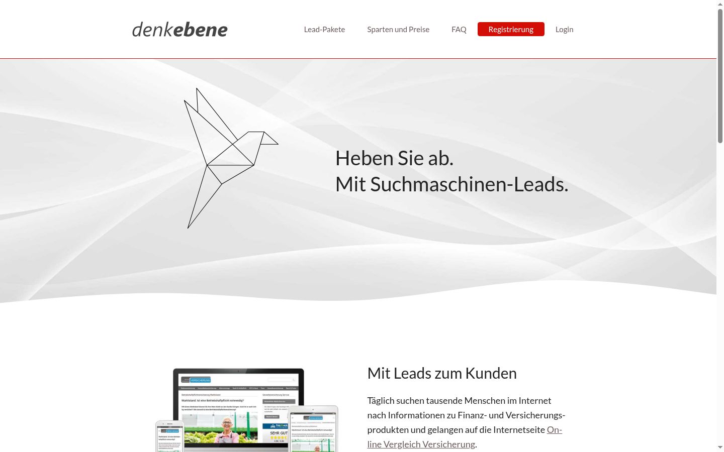 Screenshot des Einwilligungsbanners vor jeglicher Interaktion