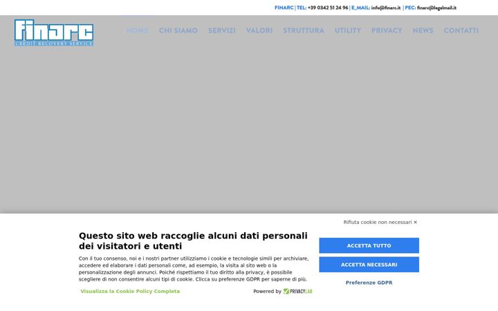 Screenshot di finarc.it