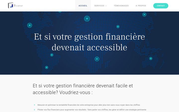 Screenshot of finartup.fr