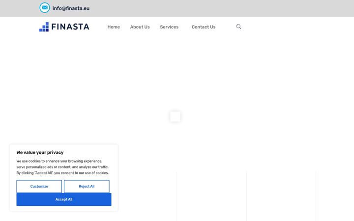 Screenshot of finasta.eu