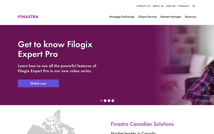 Screenshot of finastracanada.com