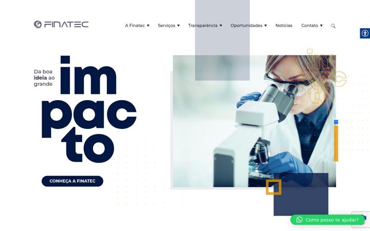 Zrzut ekranu finatec.org.br