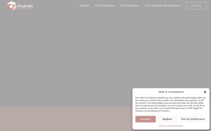 Screenshot of finatreso.fr