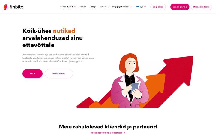 Ekraanipilt saidist finbite.eu