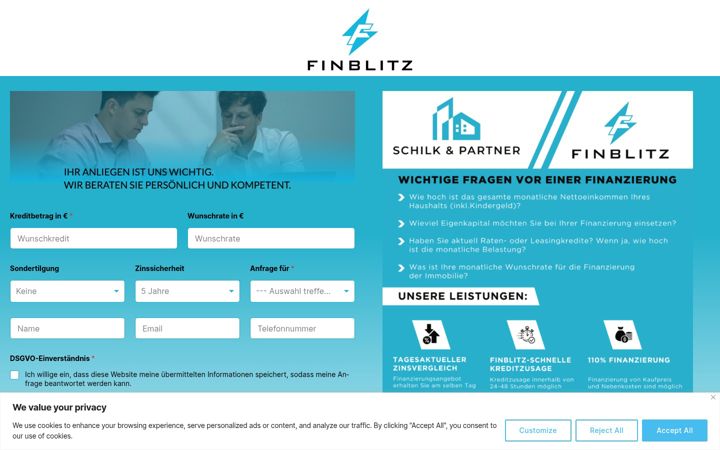 Screenshot of finblitz.de