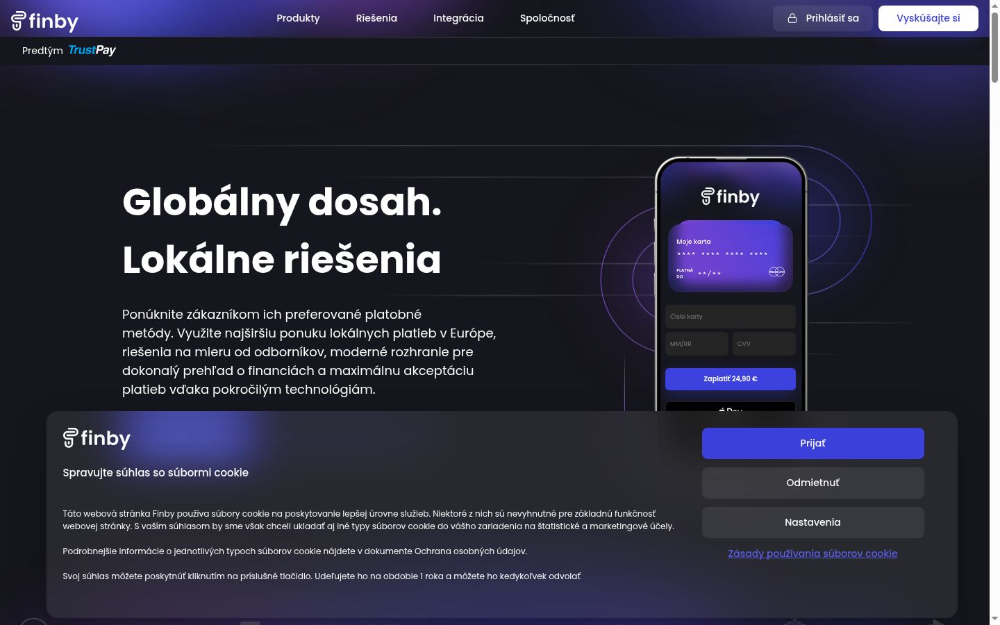 Екранна снимка на банера за съгласие, показан преди каквото и да е взаимодействие