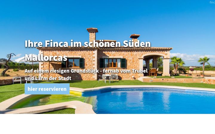 Screenshot of finca-bouganvilla.de