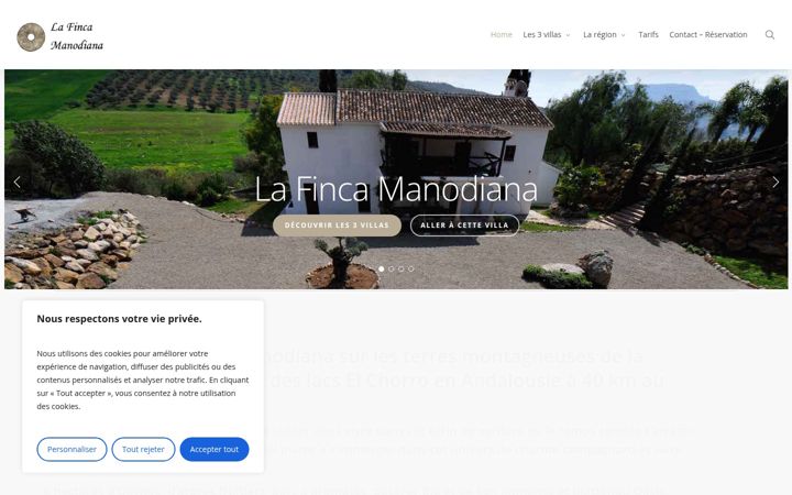 Screenshot of finca-ecospa.com