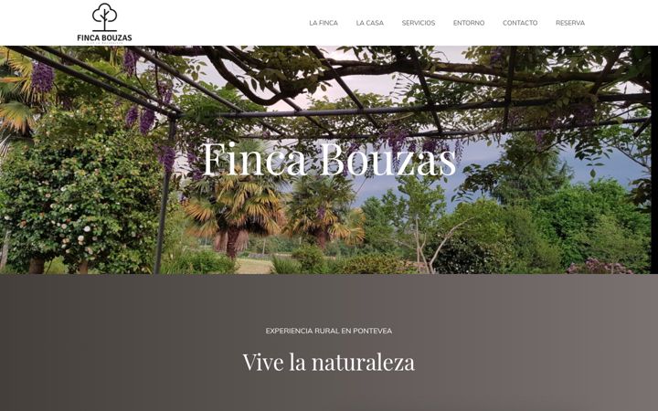 Screenshot of fincabouzas.es