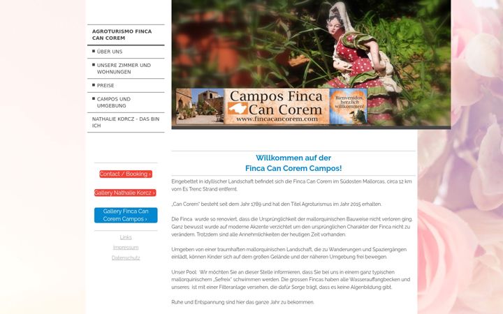 Screenshot of fincacancorem.com