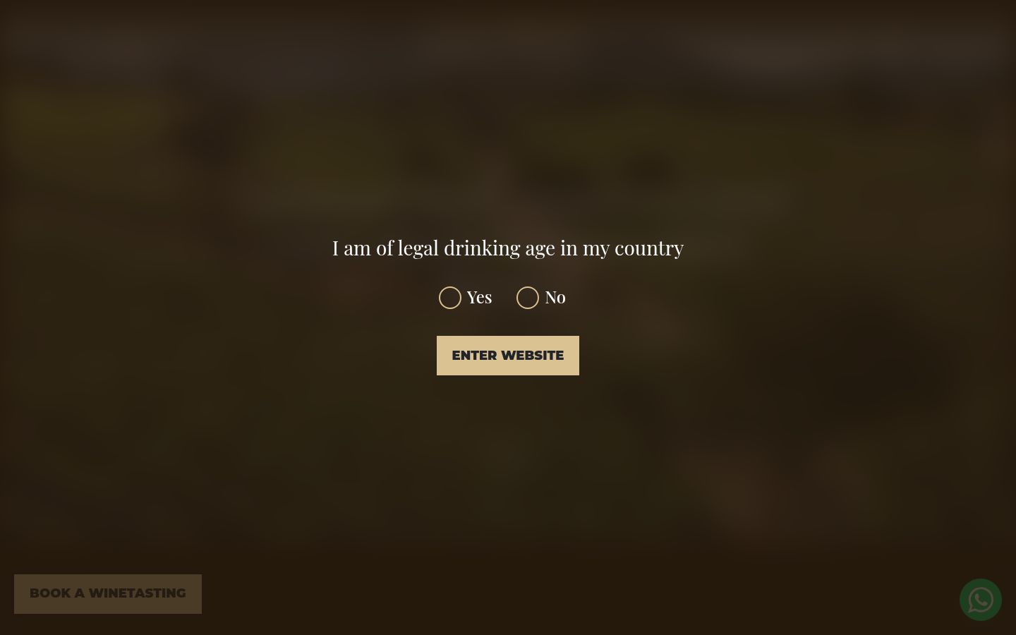 Screenshot des Einwilligungsbanners vor jeglicher Interaktion