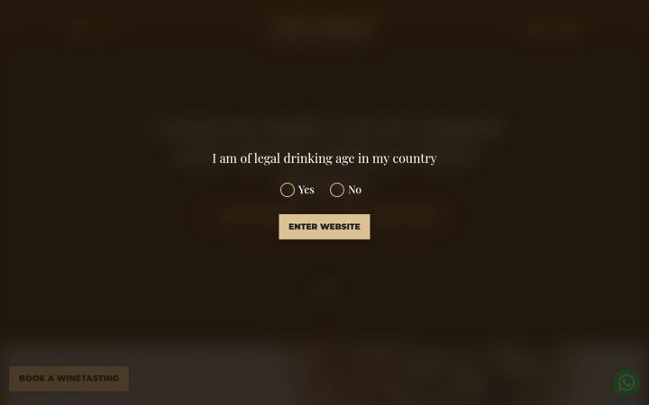 Screenshot of fincacangelat.com