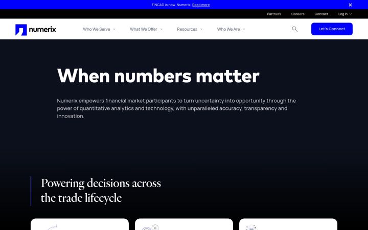 Screenshot of fincad.com