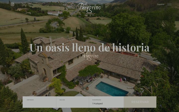 Screenshot of fincaelperegrino.com