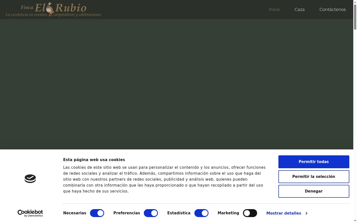 Capture d'écran de la bannière de consentement affichée avant toute interaction