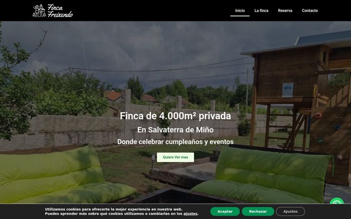 Screenshot of fincafreixendo.es