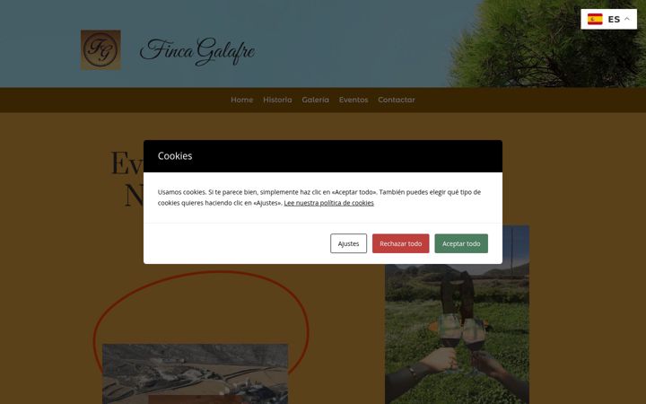 Screenshot of fincagalafre.es