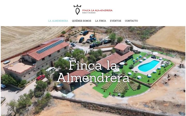 Screenshot of fincalaalmendrera.com
