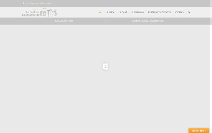 Screenshot of fincalafloridadesanantonio.com