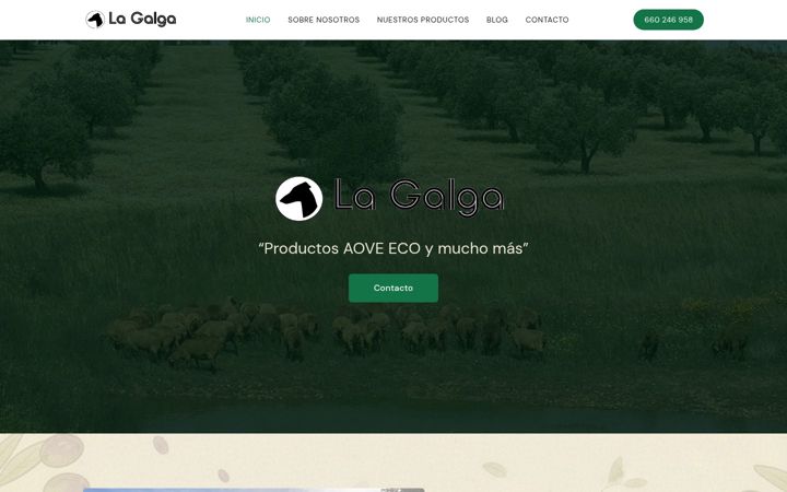 Screenshot of fincalagalga.com