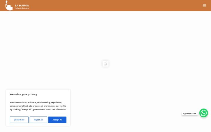 Screenshot of fincamanoa.com