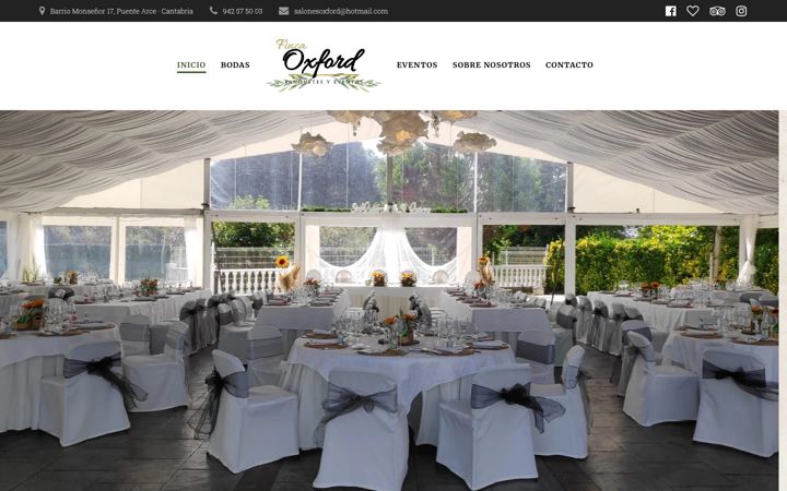 Screenshot of fincaoxford.com