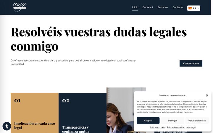 Screenshot of fincasamg.com