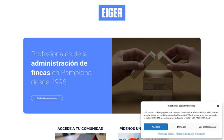 Screenshot of fincaseiger.com