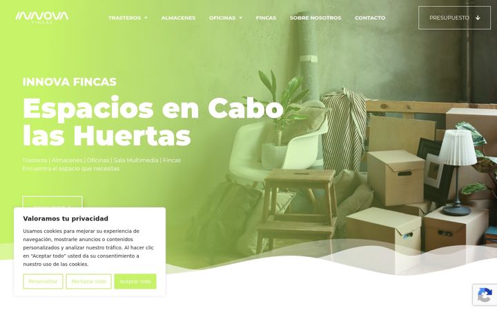 Screenshot of fincasinnova.es