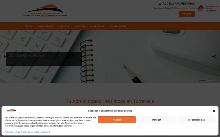 Screenshot of fincaslavado.com