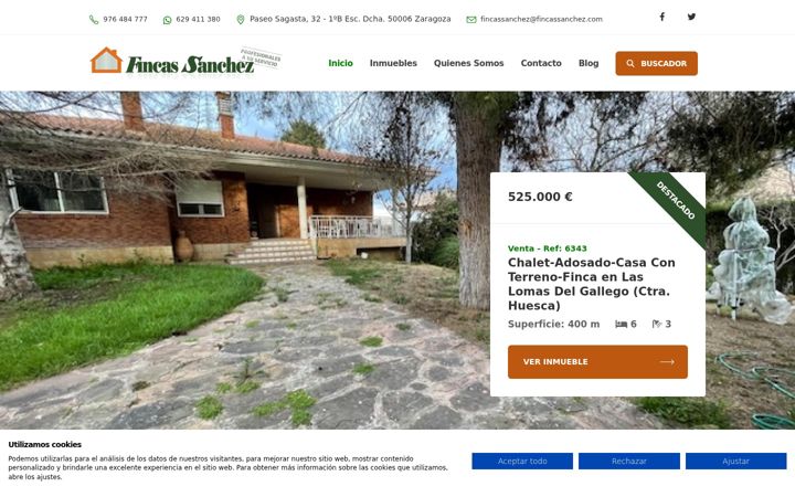 Screenshot of fincassanchez.com