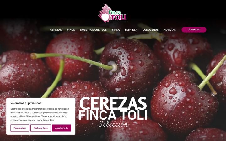 Screenshot of fincatoli.es