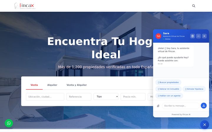 Screenshot of fincax.es