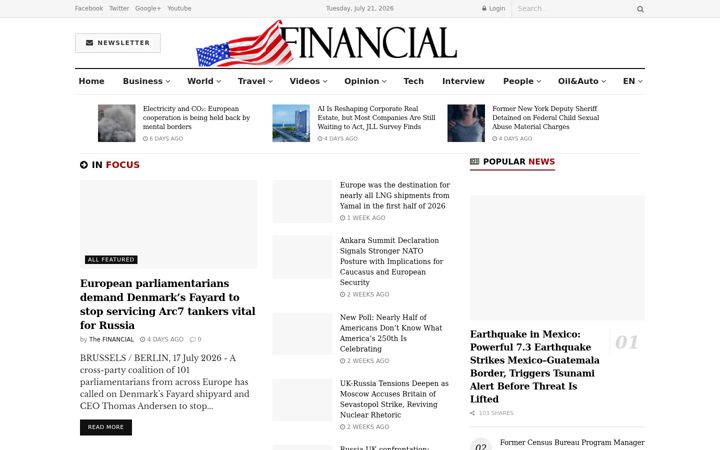 Screenshot of finchannel.com
