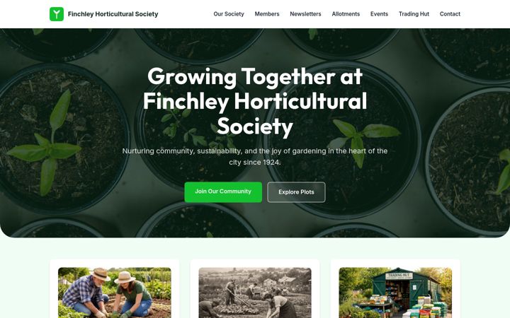 Screenshot of finchleyhs.org