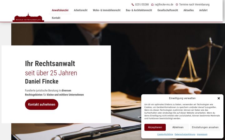 Screenshot of fincke-ms.de