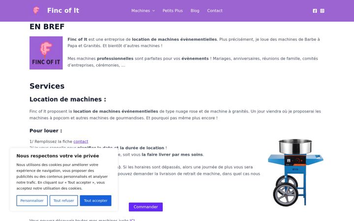 Screenshot of fincofit.com