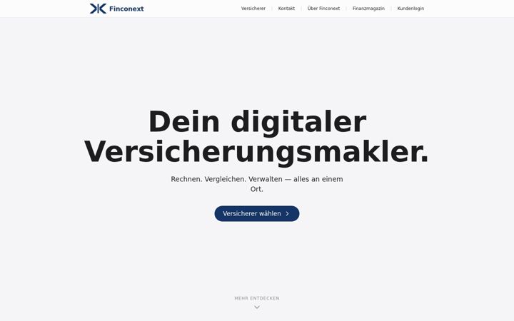 Screenshot of finconext.de