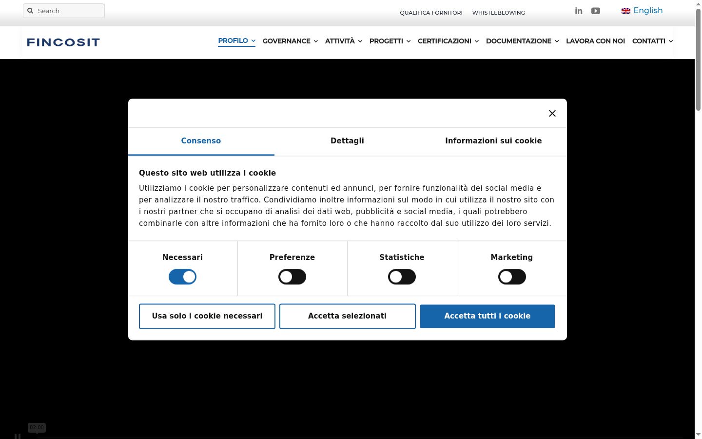 Screenshot tal-banner tal-kunsens muri qabel kwalunkwe interazzjoni