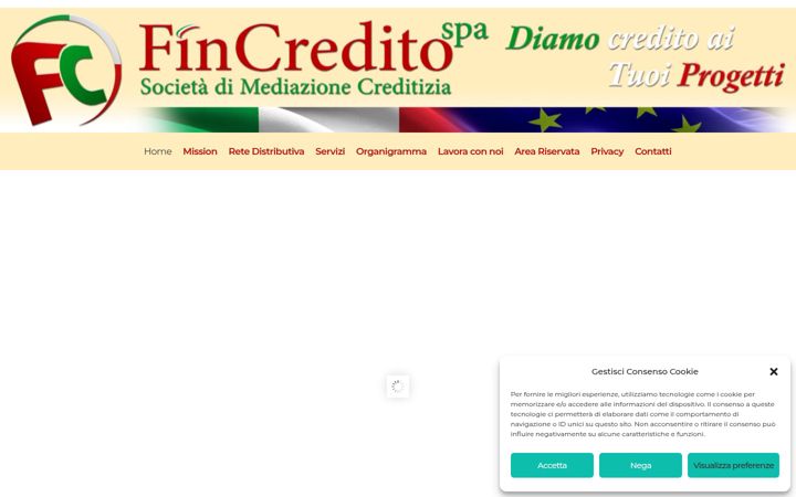 Screenshot of fincreditomediazione.it