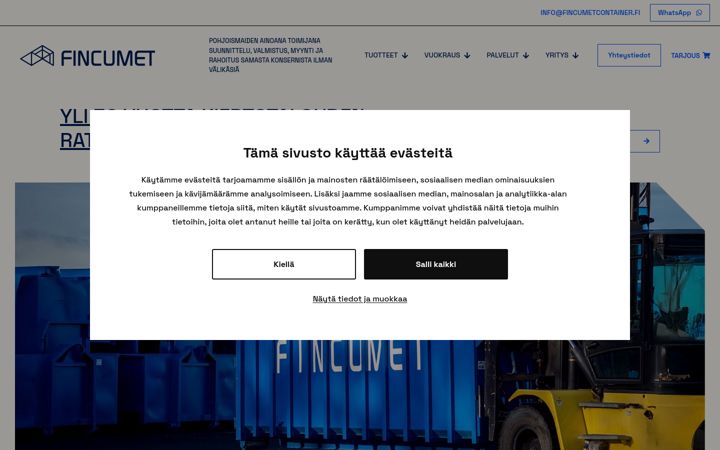 Screenshot of fincumet.fi