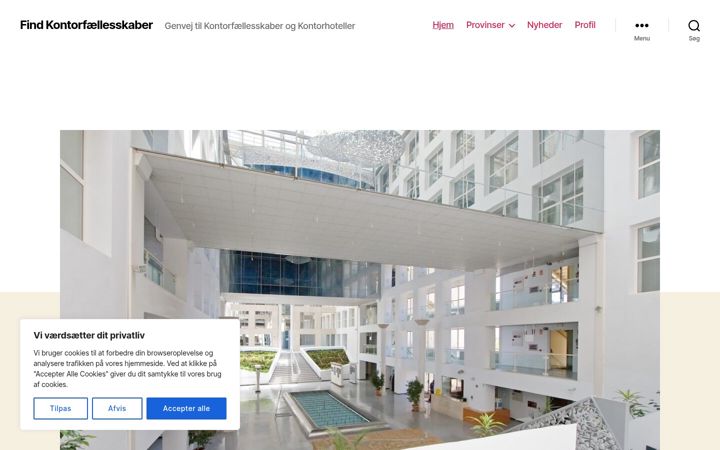 Screenshot of find-kontorfaellesskaber.dk