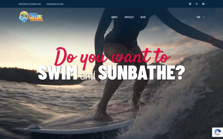Screenshot of find-my-beach.com