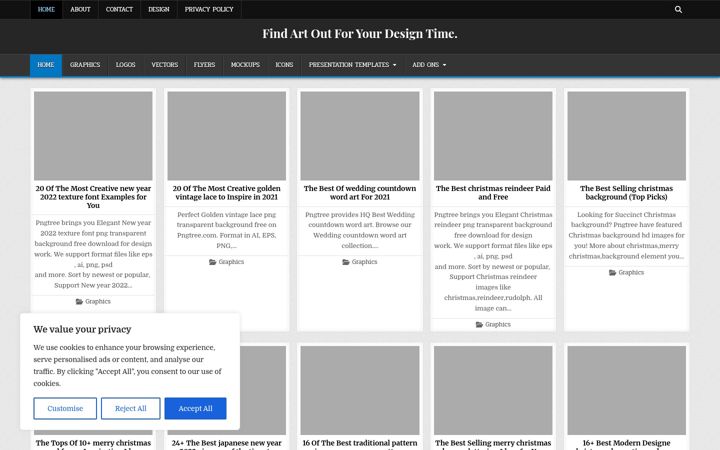 Screenshot of findartout.com